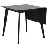 Roxby Matbord 80/120x76x80 cm Svart