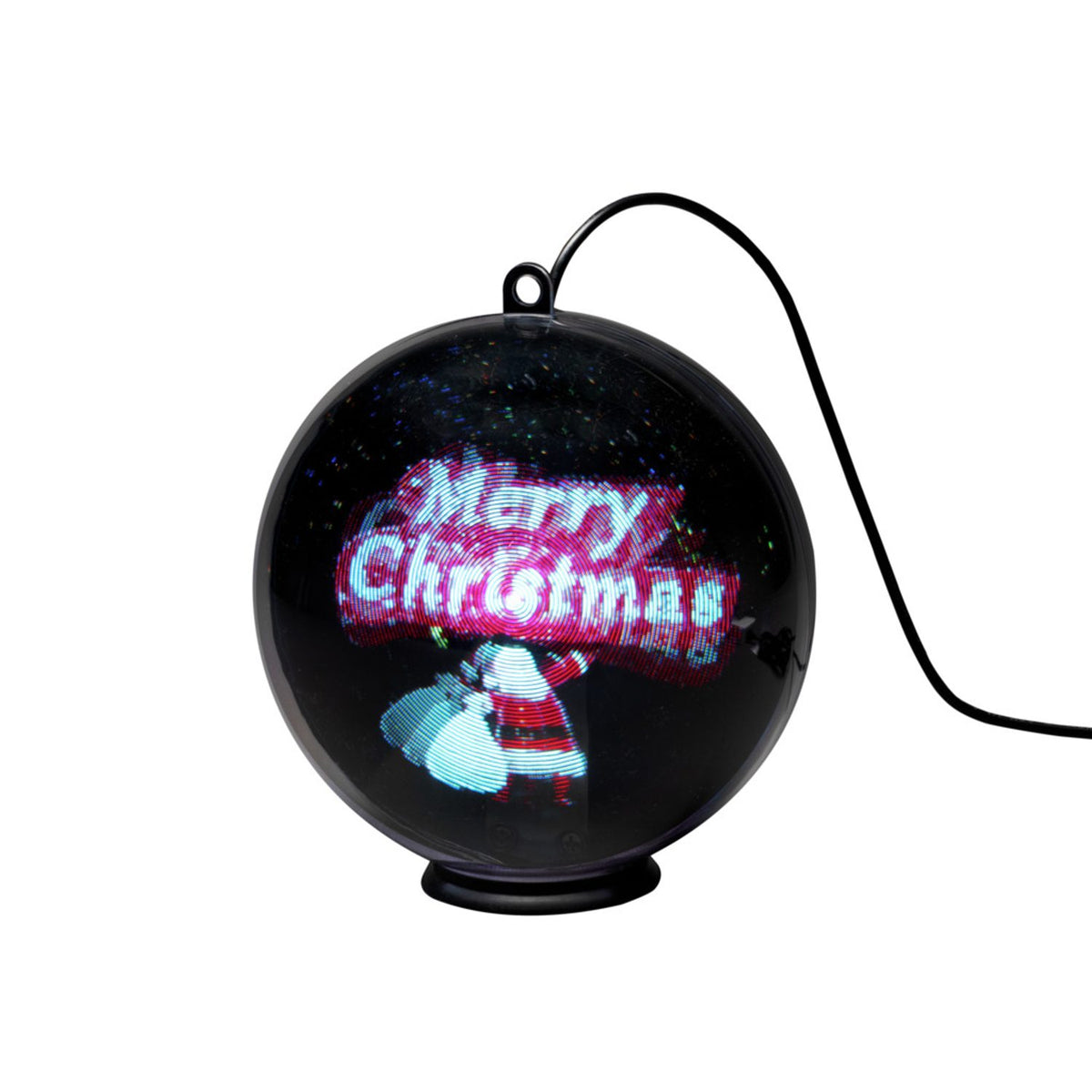 Dekorationsboll 180 cm USB Tmer 2h Stående Ljusdekoration Inne 15 cm, Tomtesäck