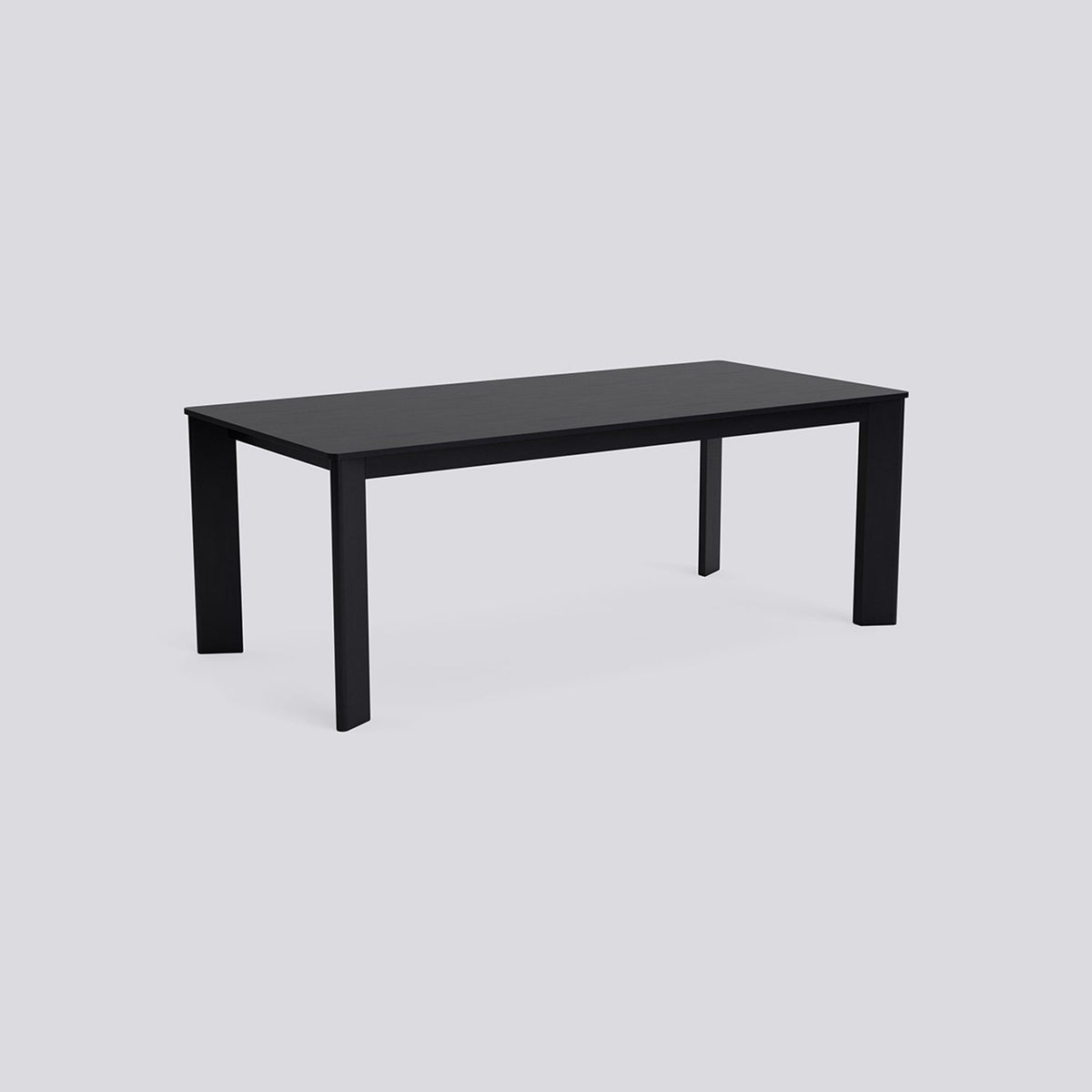 Chisel 30 rektangulärt L200 × B95 × H74 cm Matbord Black – lackerad ekfaner, Black – lackerad ek