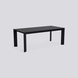 Chisel 30 rektangulärt L200 × B95 × H74 cm Matbord Black – lackerad ekfaner, Black – lackerad ek