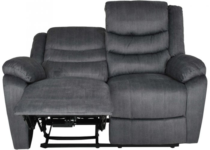 Winfield 2-Sits Reclinersoffa Grått Tyg