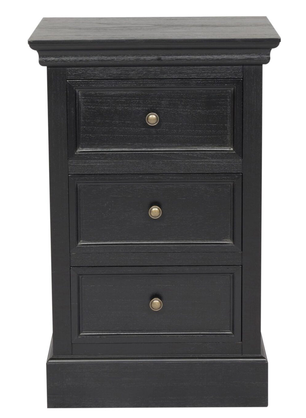 Bristol Sängbord 3-Lådor Svart