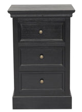 Bristol Sängbord 3-Lådor Svart