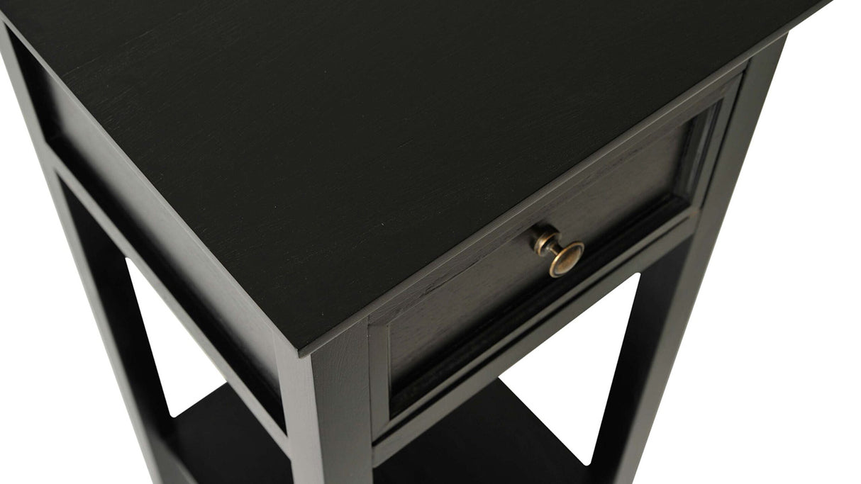 Bristol Sängbord 1-Låda Svart