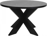 Seven Runt Matbord 120cm Svart