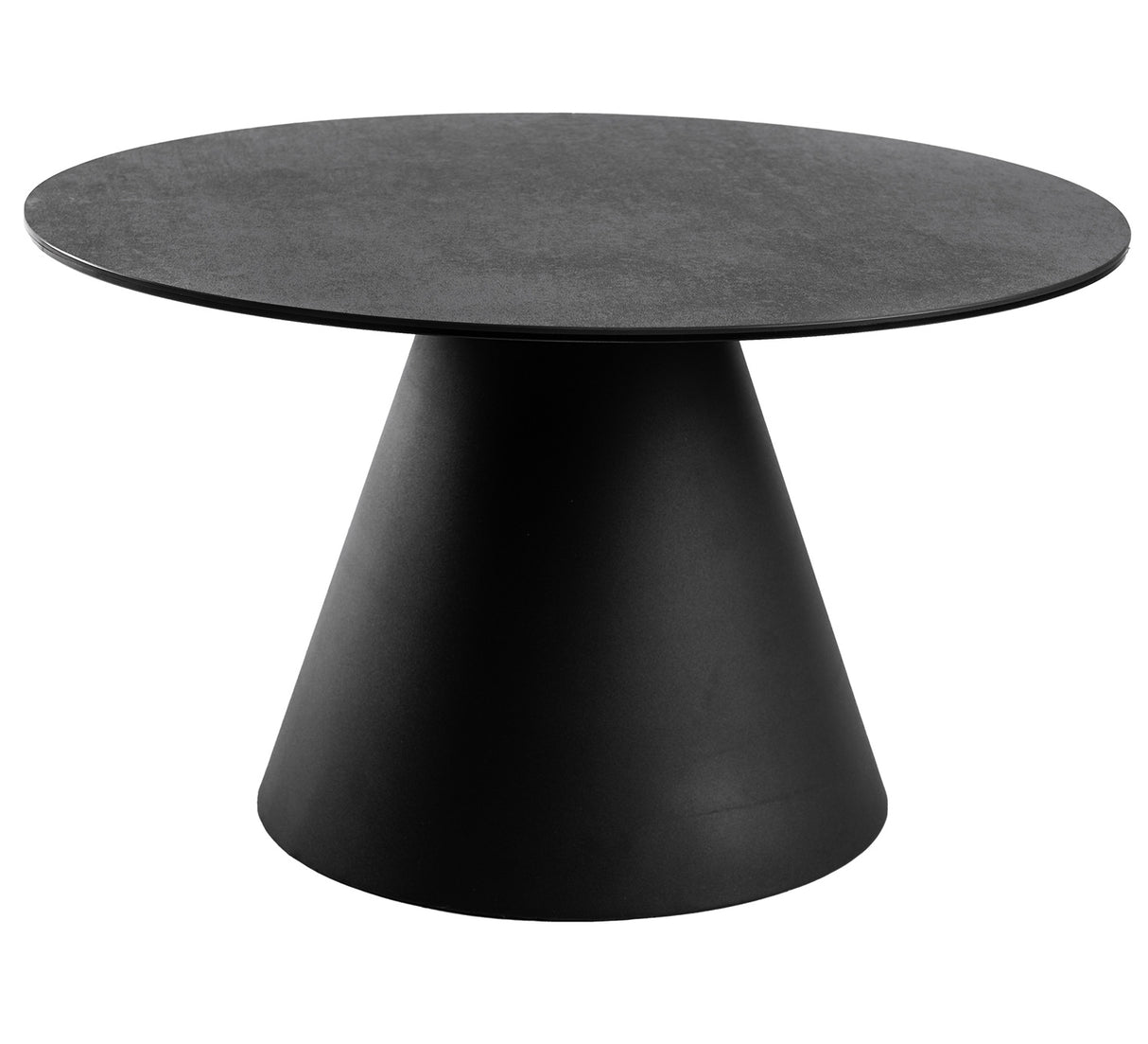 Liora Sidobord 59 cm Rund Svart / Grå Keramik