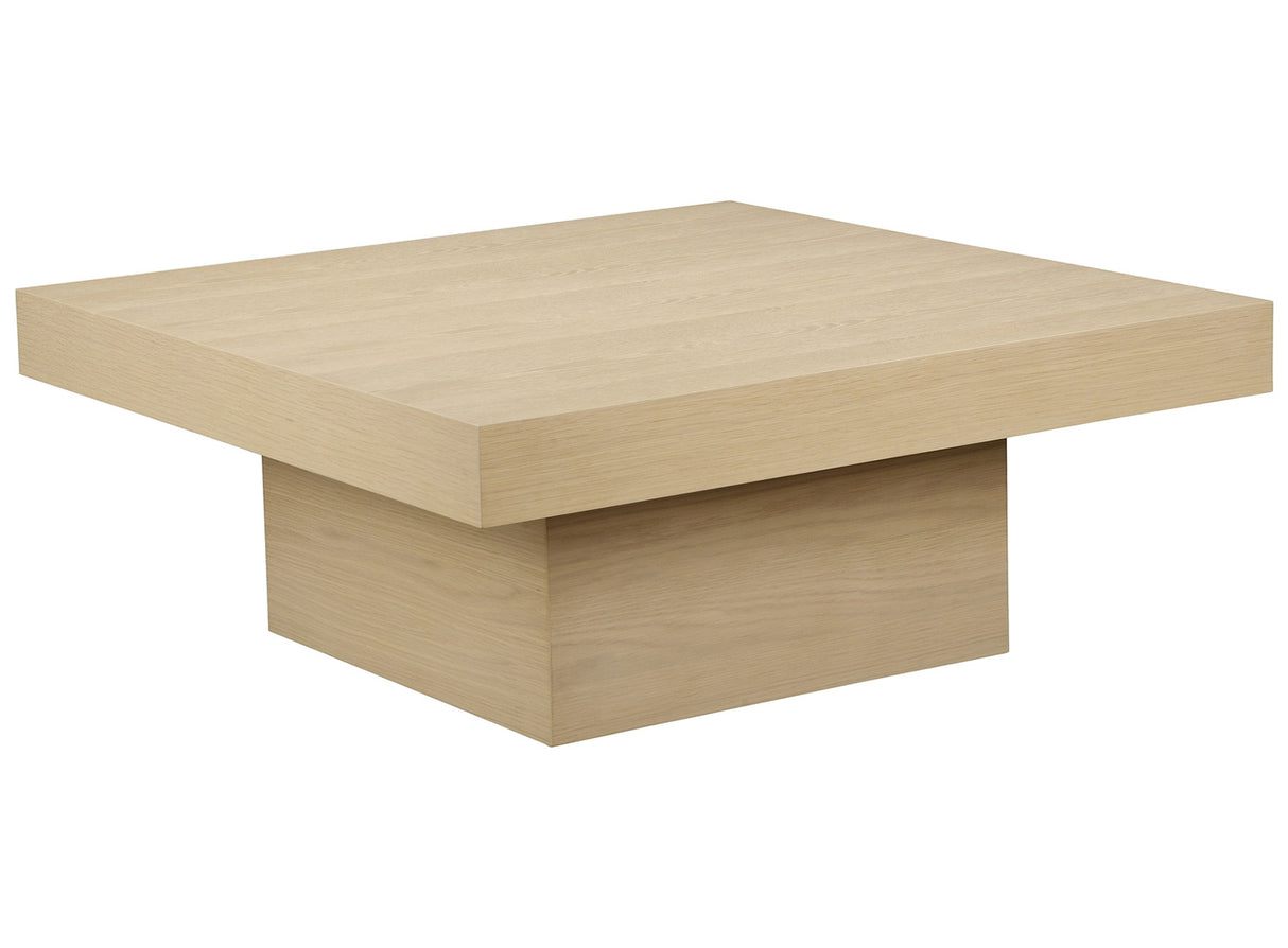 Vento Soffbord 100x100 cm Vitpigmenterad Ek