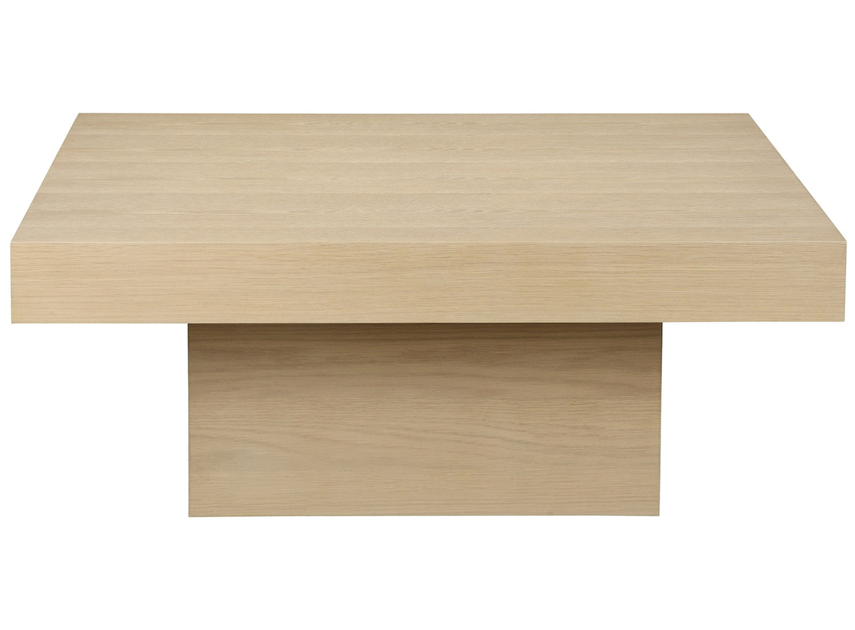 Vento Soffbord 100x100 cm Vitpigmenterad Ek