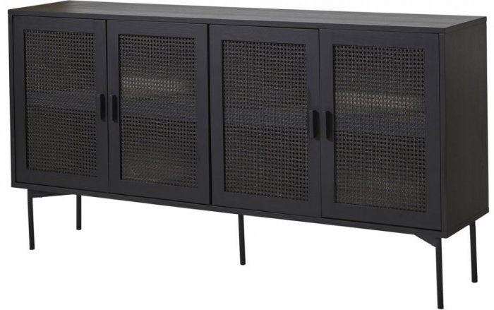 Raffels Sideboard 4 Dörr Svart