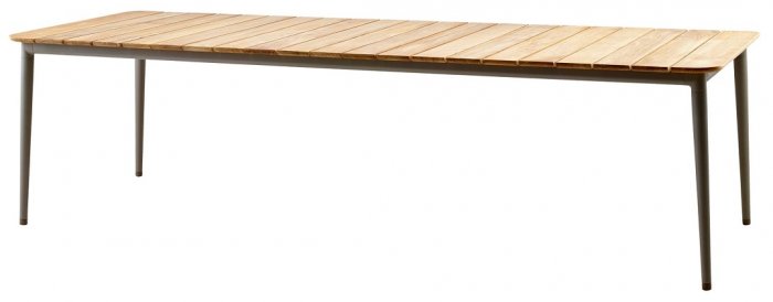 Core Bord 274x90cm Teak / Taupe