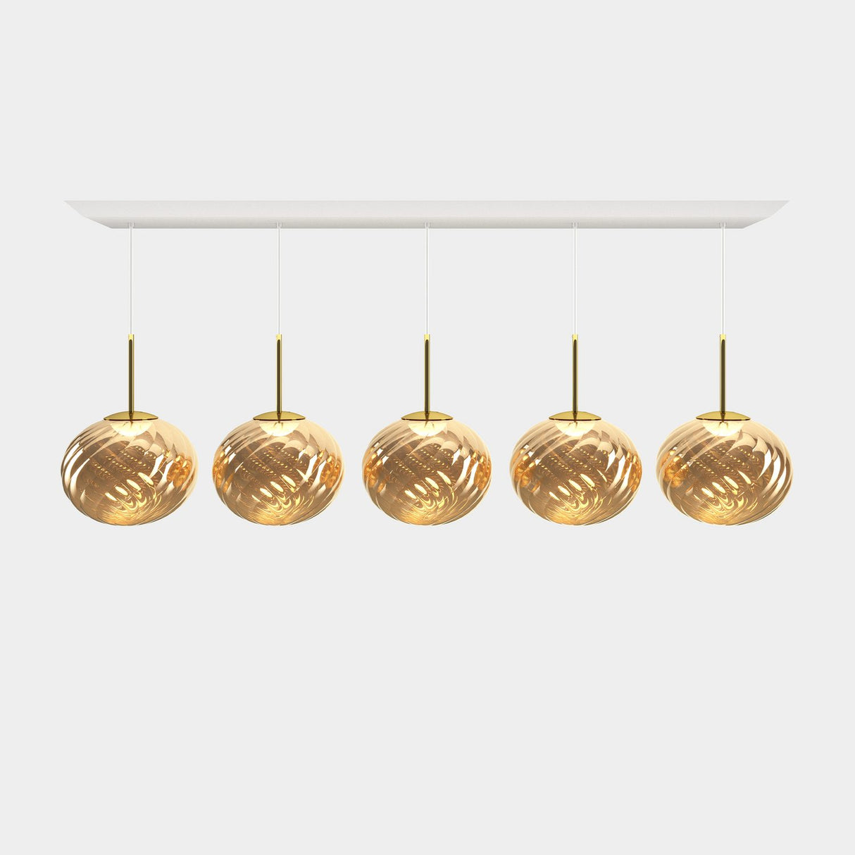 Whirl Linear Pendelsystem LED Gold