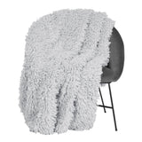 Wooly Pläd Silver