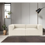 Accra 2 (214 x 66 x 105 cm) Ecru 2-sitssoffa