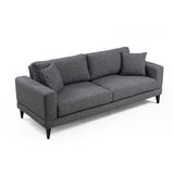 Nordic 3-sits (210 x 90 x 85 cm) Mörkgrå 3-sitssoffbädd