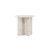 Ålesund Sidobord Beige, ⌀50