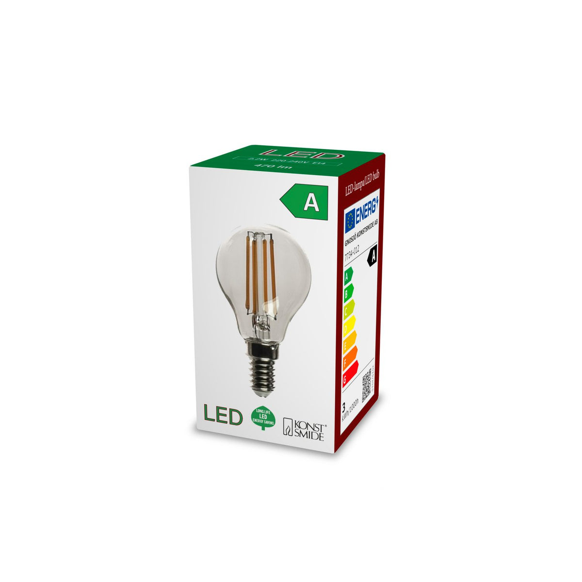 Glödlampa E14 LED P45 Glödlampa Klar