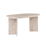 Amadeus Utdragbart matbord Travertine