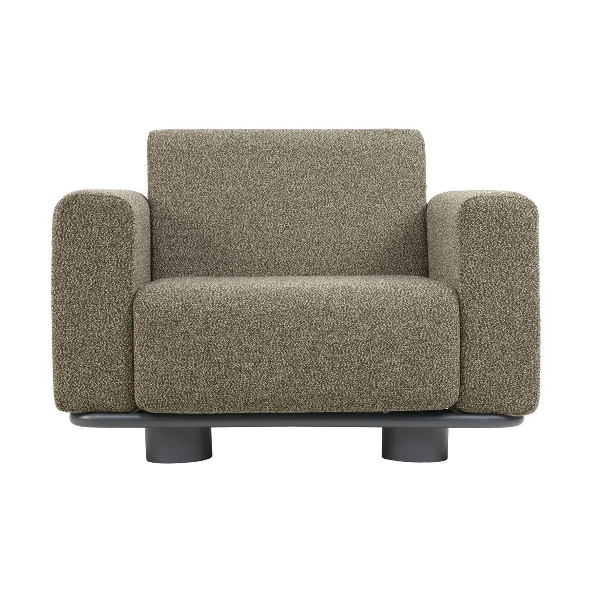 Bolster Fåtölj Antracit/Teddy Verde