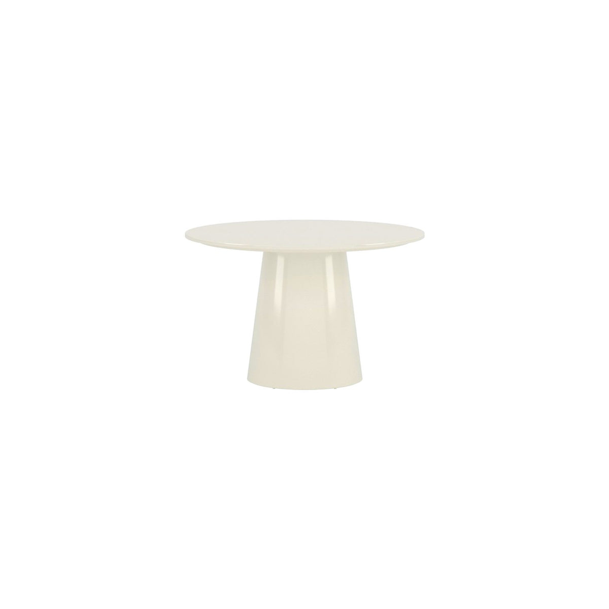 Lanzo Runt matbord Beige, Beige, MDF