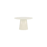 Lanzo Runt matbord Beige, Beige, MDF
