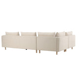 Noll 3-sitssoffa Beige, Hörnsoffgrupp