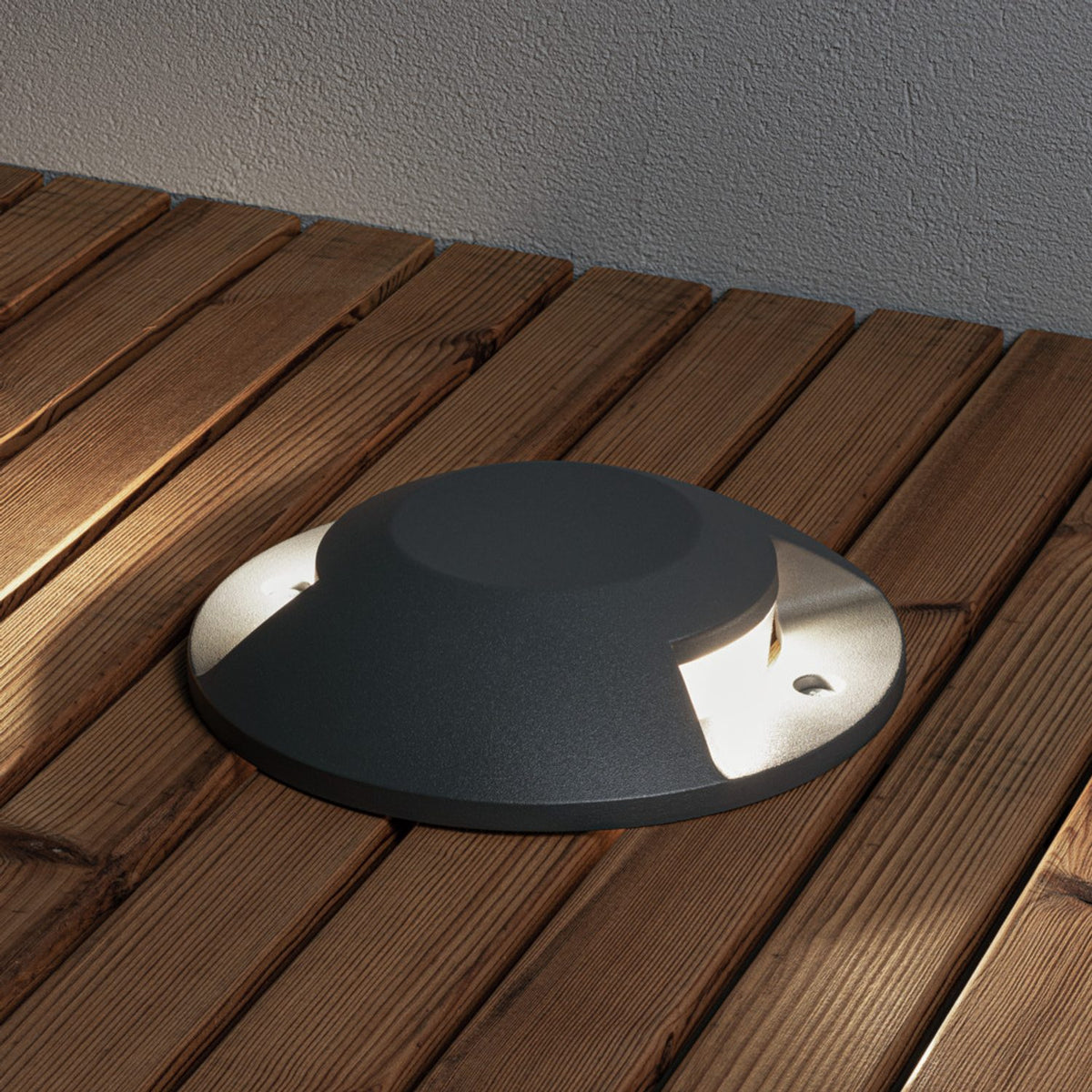 Mark/Deck LED Mörkgrå Spotlight Ute 10W, 2-vägs
