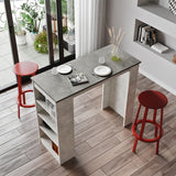 Stavro Bar (120 x 101,8 x 51,6 cm) Bardisk Grå