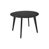 Sagene Matbord Svartlackad Ekfaner, 130 cm