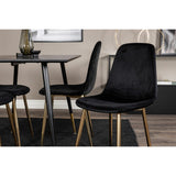 Dipp, Polar Rund matgrupp Svart,Guld, Svart,Guld, 120 x 85