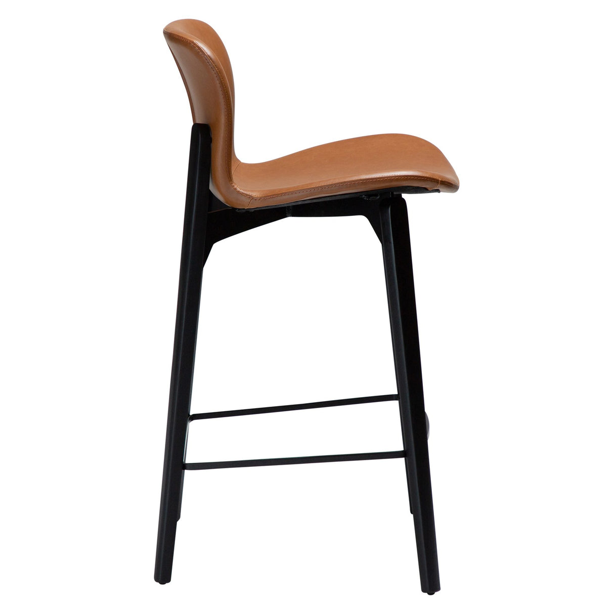 Paragon Barstol Vintage Light Brown Art.Leather, Black 68 cm