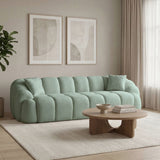 Octavio (268 x 70 x 80 cm) 4-sits soffa Turkos