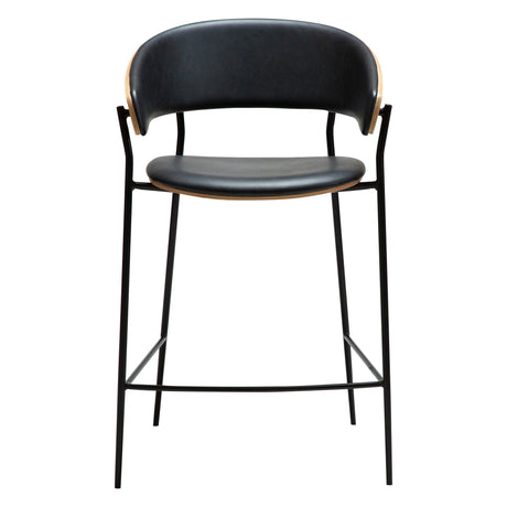 Crib Barstol Raven Black, Bleached Oak