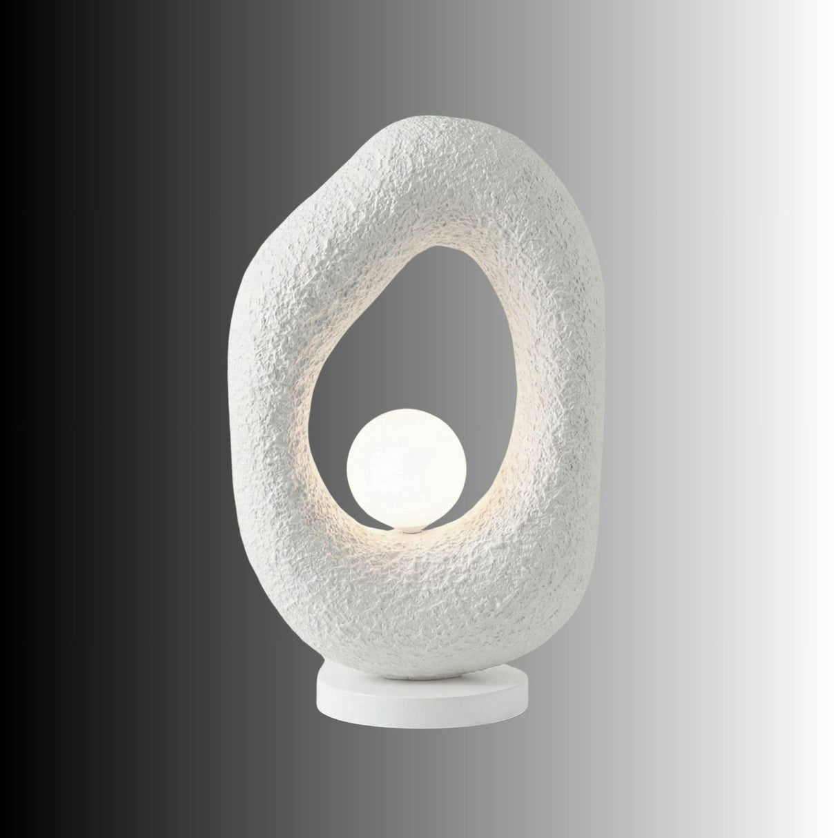 Vasli (H 50 cm) Vit Bordslampa