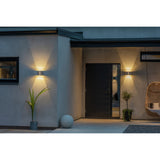 Pavia HP-LED 4x3W Vägglampa Ute Mörkgrå
