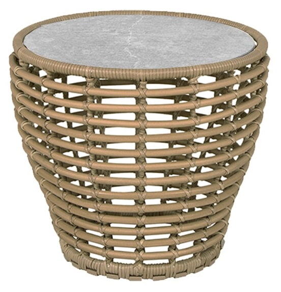 Basket Soffbord 50 cm Natural