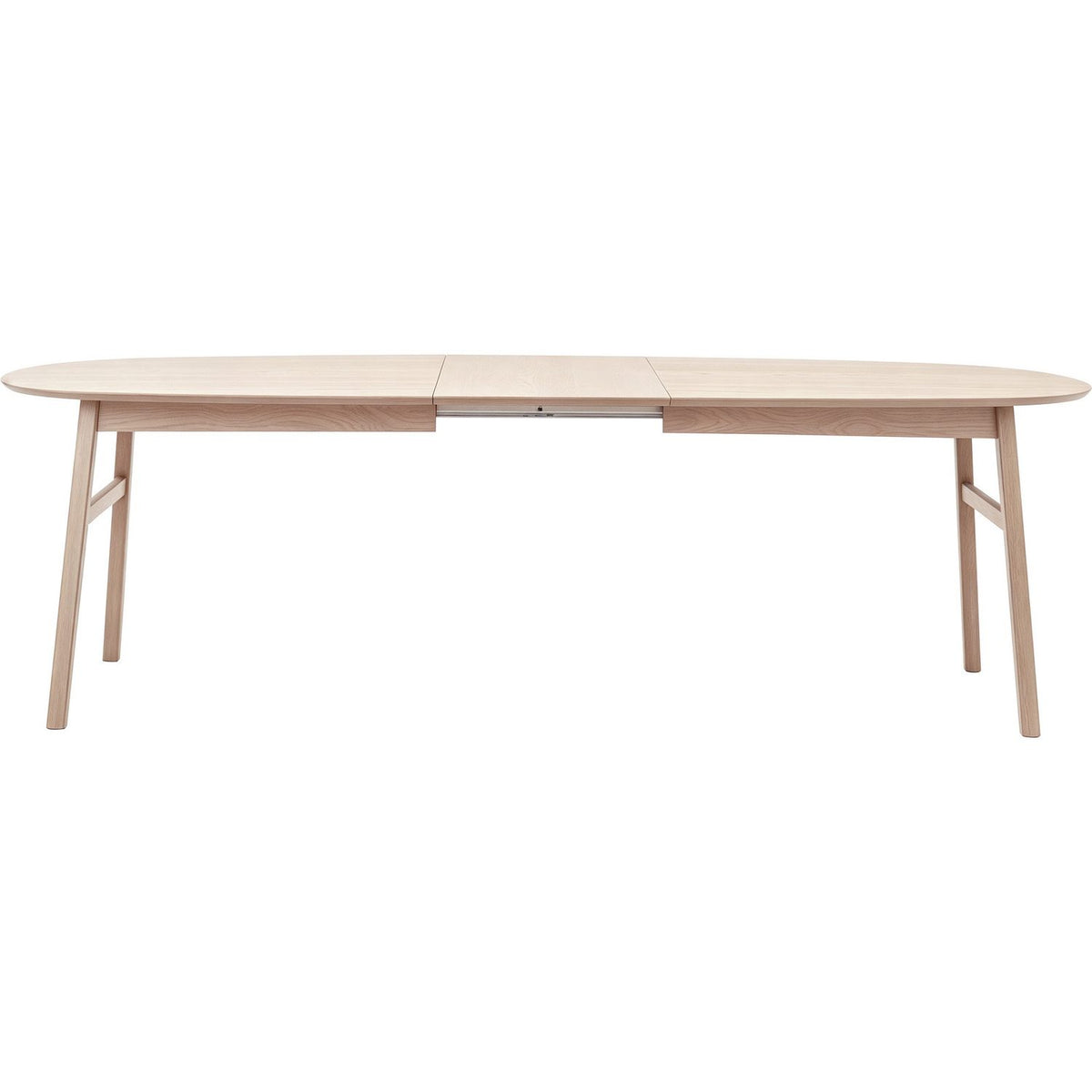 Karmöy Matbord Vitpigmenterat 205-305x105 cm , Med 2 tillägg