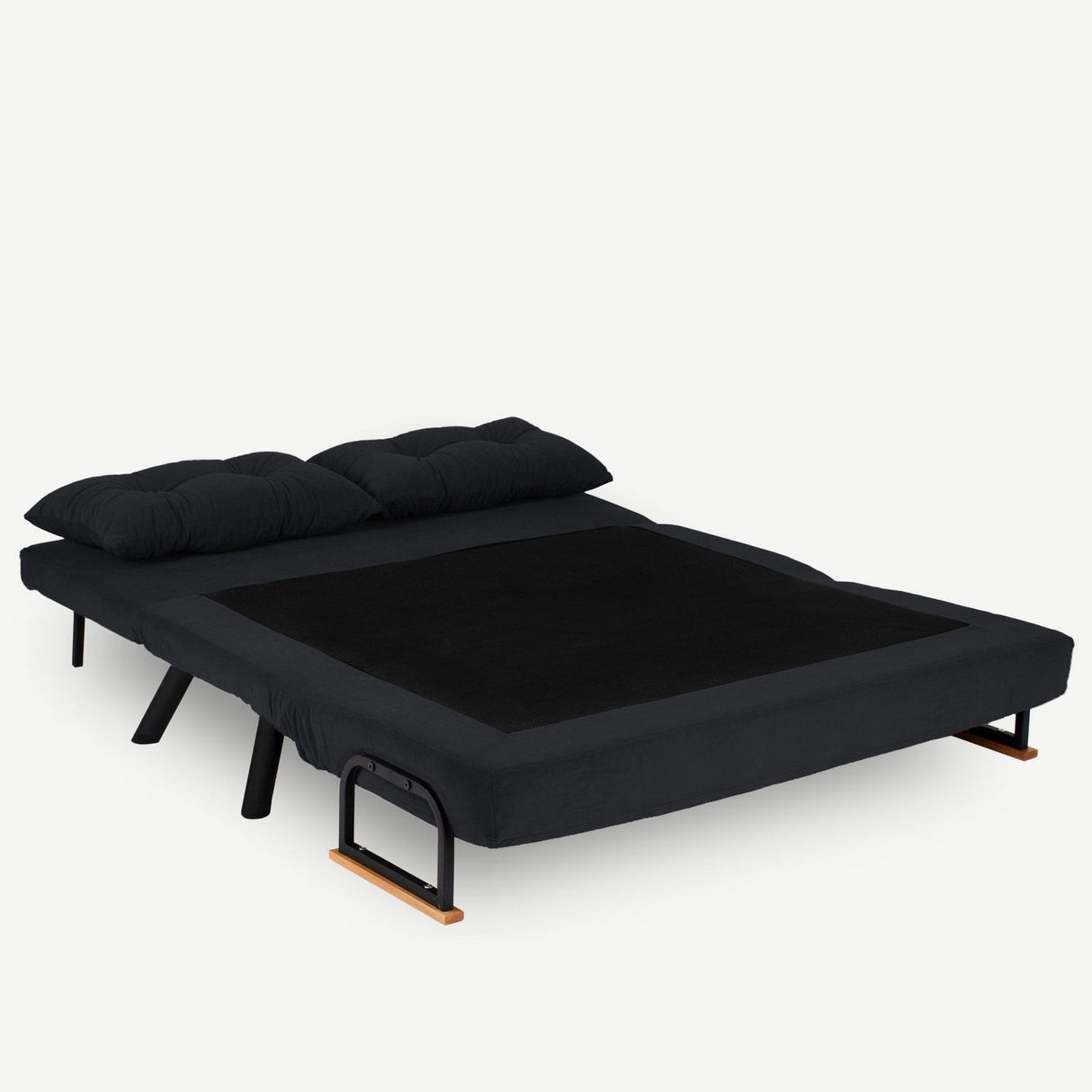 Apia 2-sits (25 x 134 x 121 cm) 2-sits bäddsoffa Svart