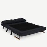 Apia 2-sits (25 x 134 x 121 cm) 2-sits bäddsoffa Svart