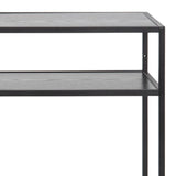 Seaford Konsolbord 79x120x35 cm Svart aska