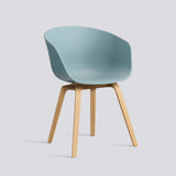 AAC 22 Stol Dusty blue 2.0, ekfaner med vattenbaserad lack