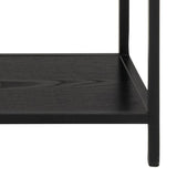 Seaford Bokhylla 150x135x35 cm Svart aska
