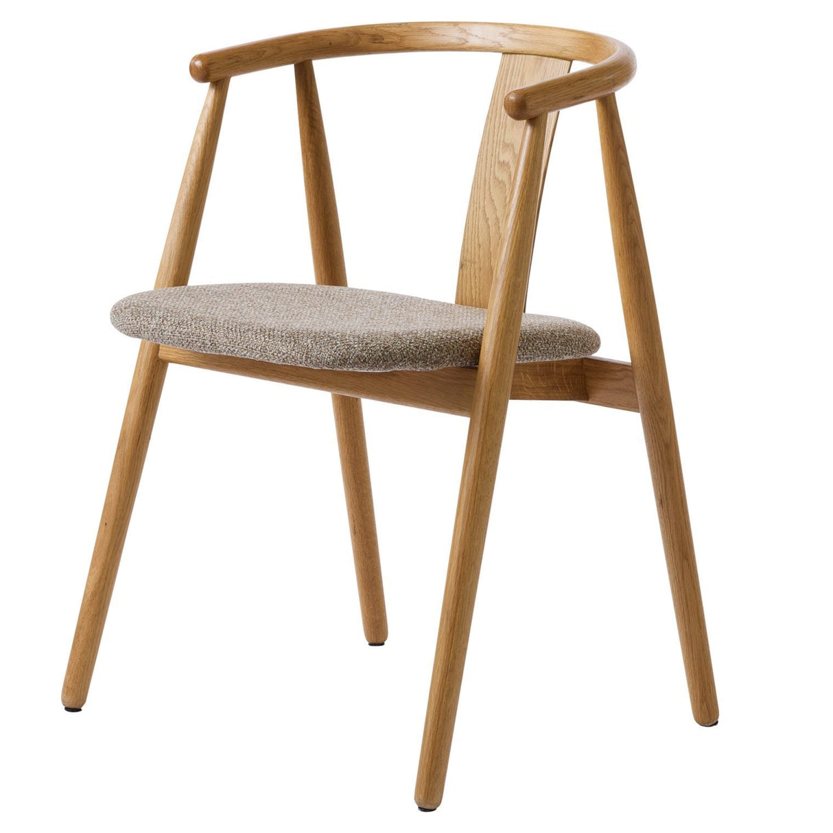 Gable Stol Naturlig Latte