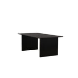 Vail Rektangulärt matbord Svart, MDF, 200 x 100