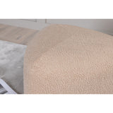 Peg Puff Beige, Polyester teddy