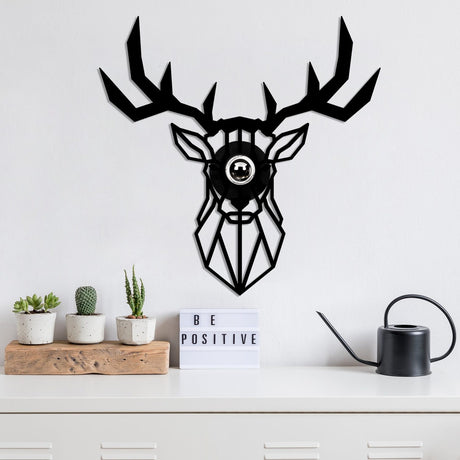 Glow Vägglampa Deer Svart