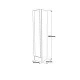 Libreville Pro (125,5 x 180 x 34 cm) atlantisk furu Hallställ