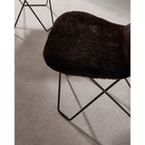 Cactus Sheepskin Stol Svart, Svart