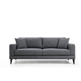 Nordic 3-sits (210 x 90 x 85 cm) Mörkgrå 3-sitssoffbädd