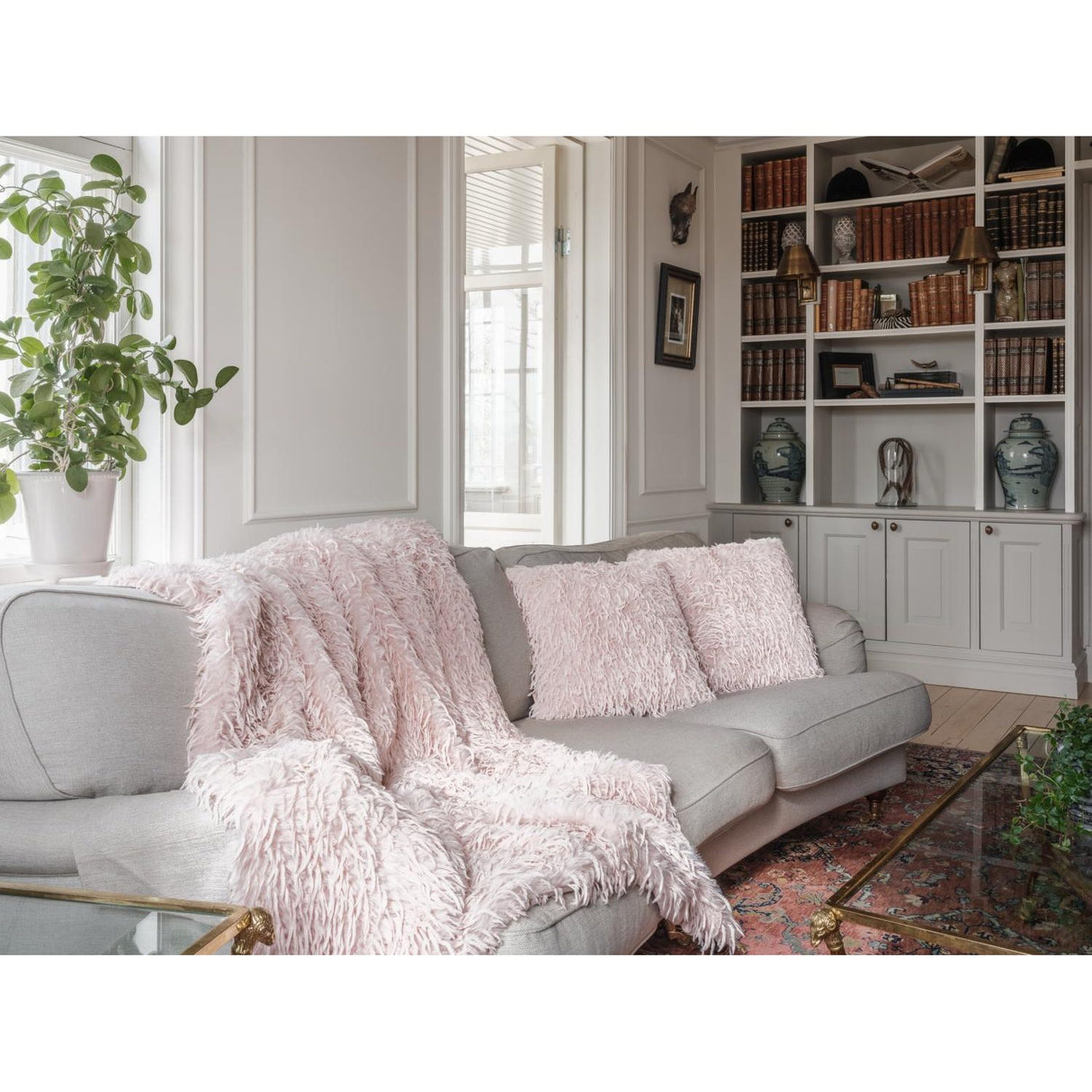 Fay 45x45 cm Kudde Pink Pale
