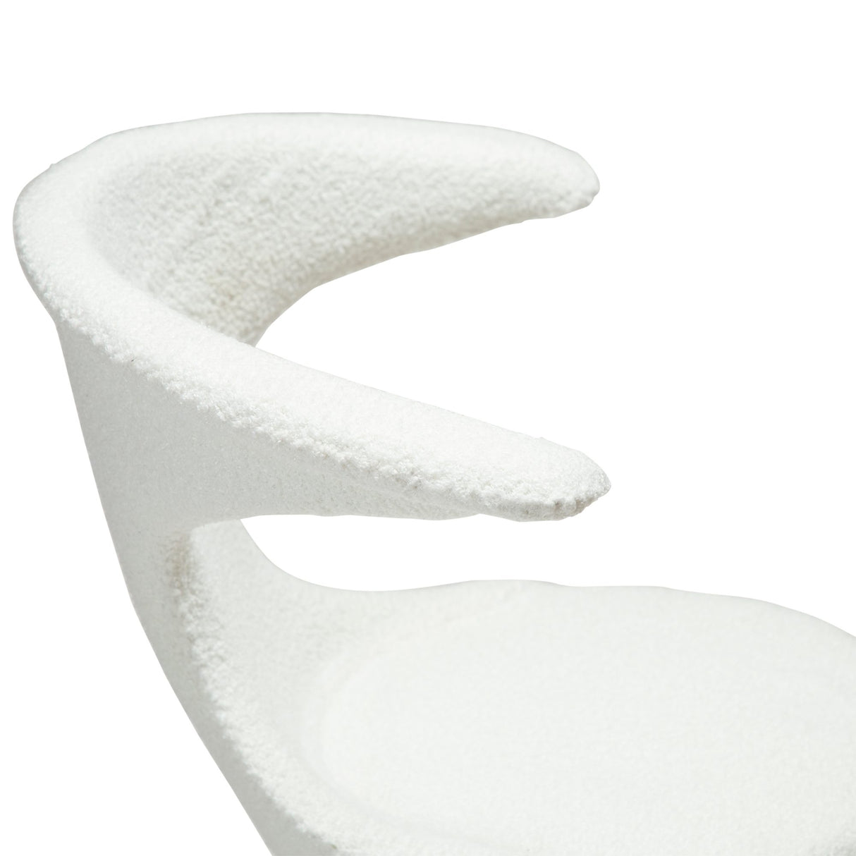 Flair Stol Snow Bouclé, Black